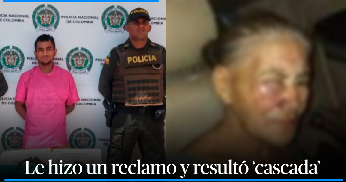 Desgraciado Le dio brutal golpiza a su mamá porque le hizo un absurdo